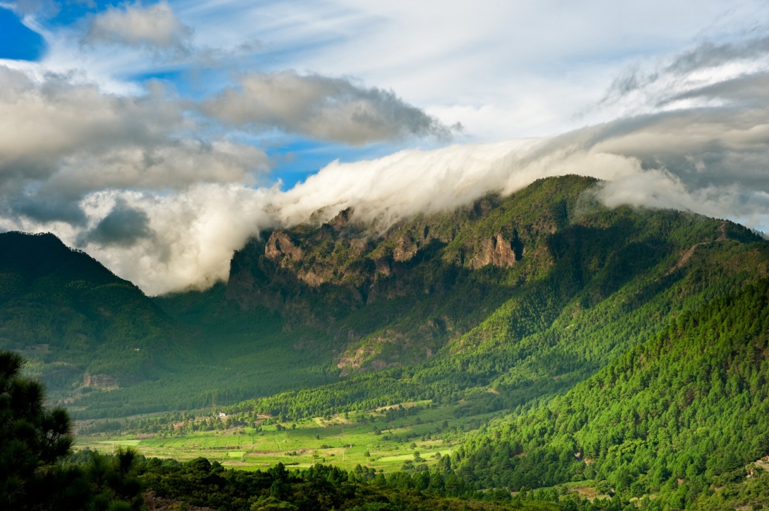 'Beautiful landscape of the mountains in La Palma, Canary Islands, Spain' - Kanarieöarna