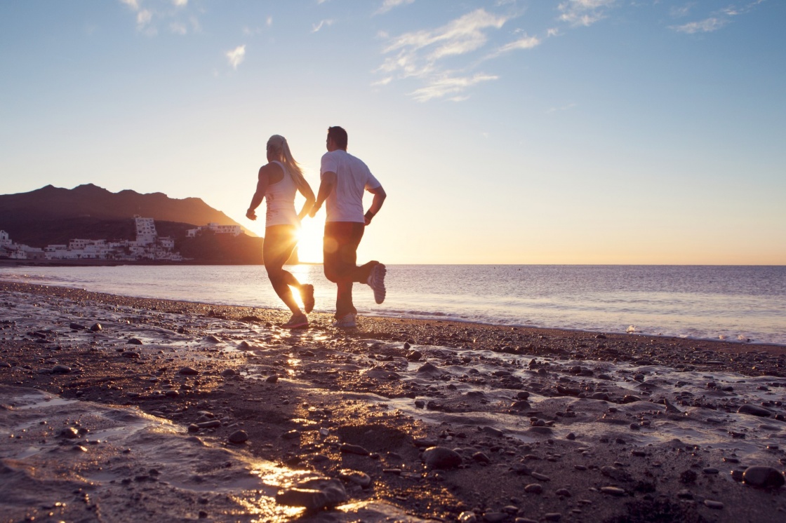 'Morning run at the Canaries, Canary Islands' - Kanarieöarna